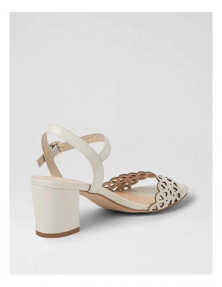 Graice Cream Leather Sandals image 3