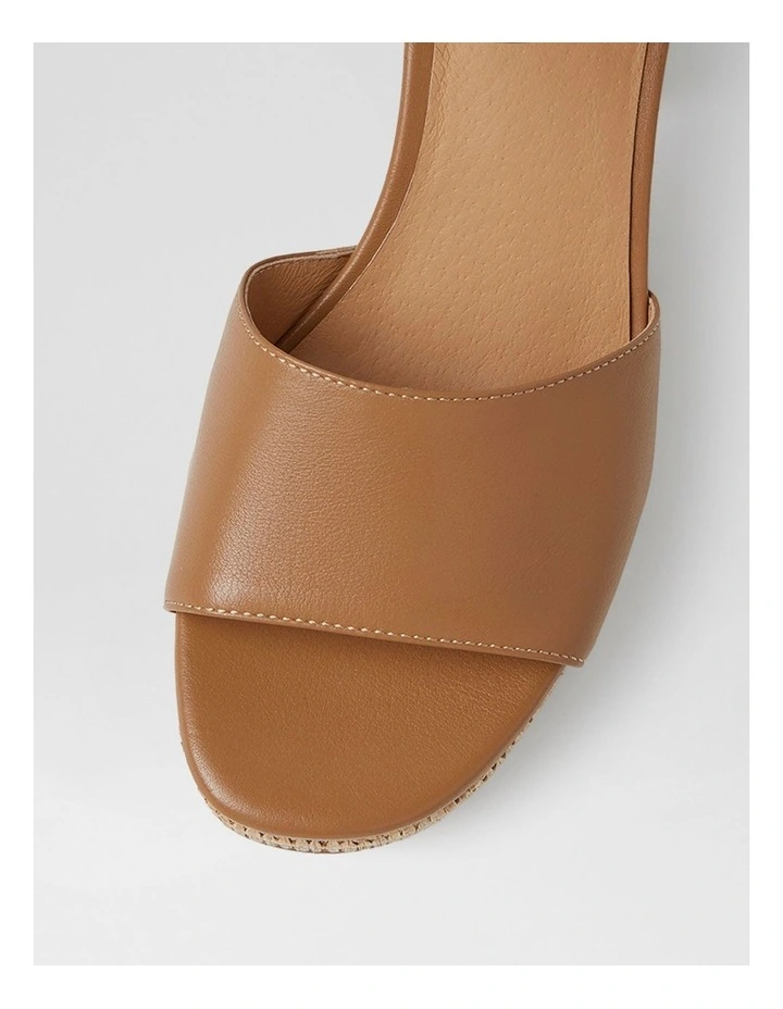 Lable Derek Tan Natural Leather Heeled Sandals image 4