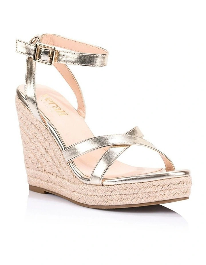 Ambrose Rope Wedges- Champagne Gold image 2