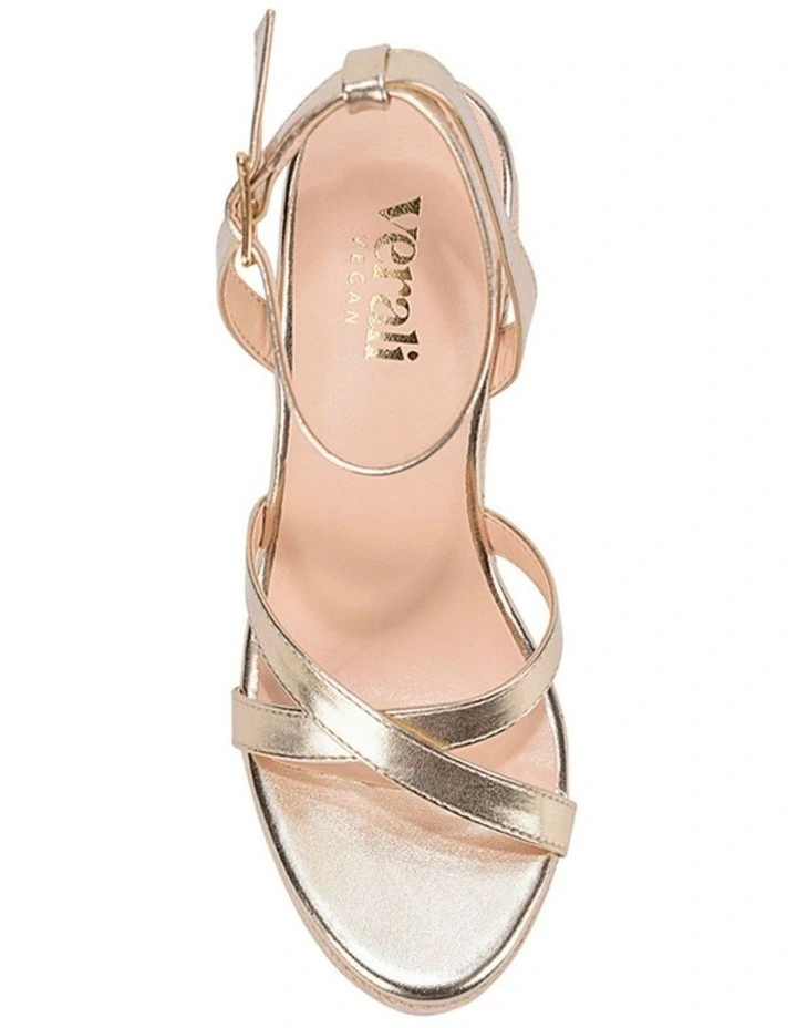 Ambrose Rope Wedges- Champagne Gold image 4