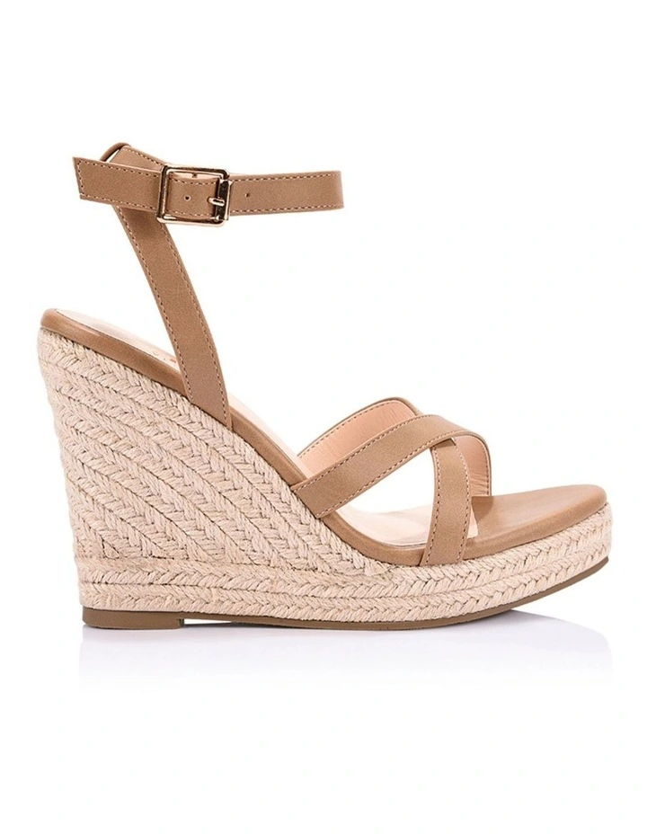 Ambrose Rope Wedges- Biscuit image 1