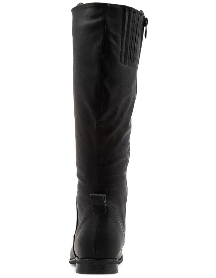 Faraday Black Knee High Boots image 3