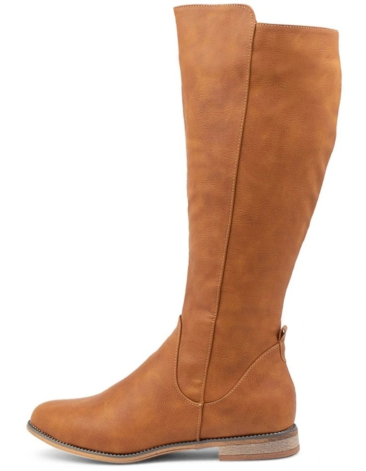 Faraday Tan Knee High Boots image 1