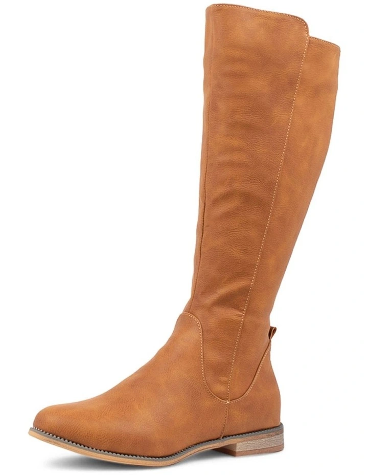 Faraday Tan Knee High Boots image 2