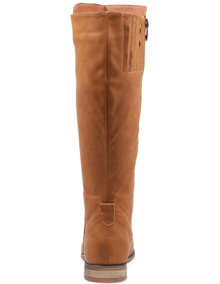 Faraday Tan Knee High Boots image 3