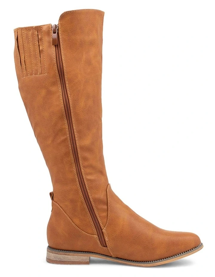 Faraday Tan Knee High Boots image 4