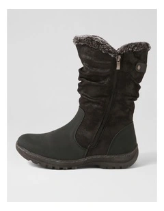 Dorela Black Multi Calf Boots