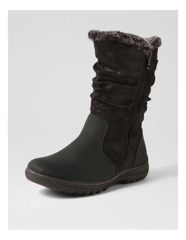 Dorela Black Multi Calf Boots image 2
