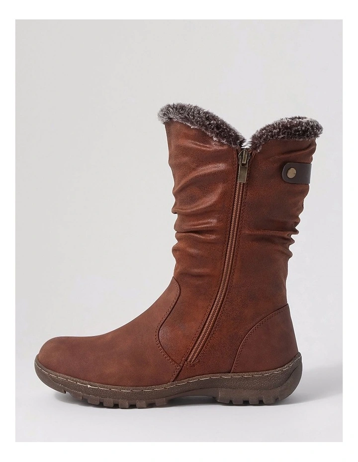 Dorela Tan Multi Calf Boots image 1