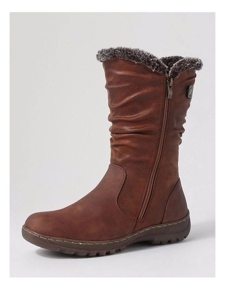 Dorela Tan Multi Calf Boots image 2