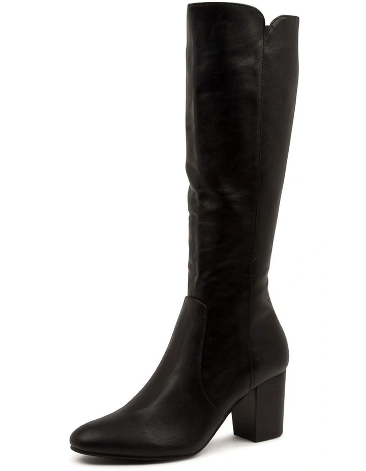 MILLEE BLACK-BLACK HEEL image 2