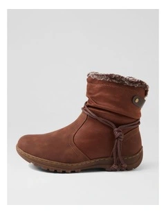 Duzzel Tan Multi Ankle Boots