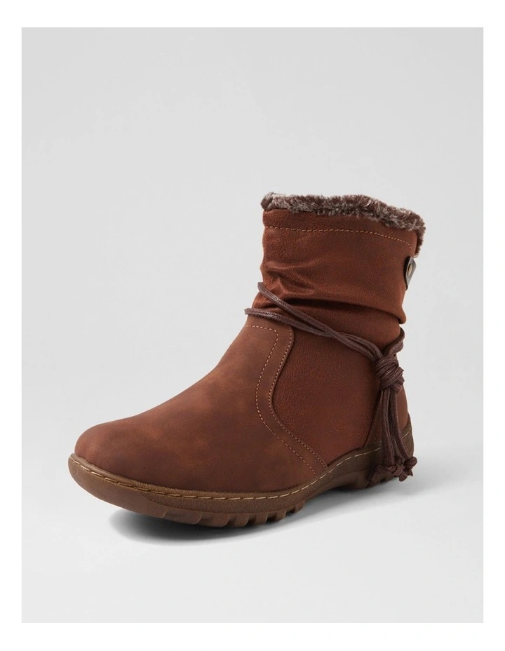Duzzel Tan Multi Ankle Boots image 2