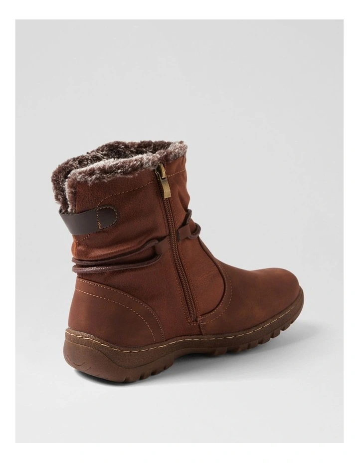 Duzzel Tan Multi Ankle Boots image 3