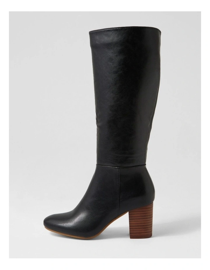 Malanda W Black Knee High Boots image 1