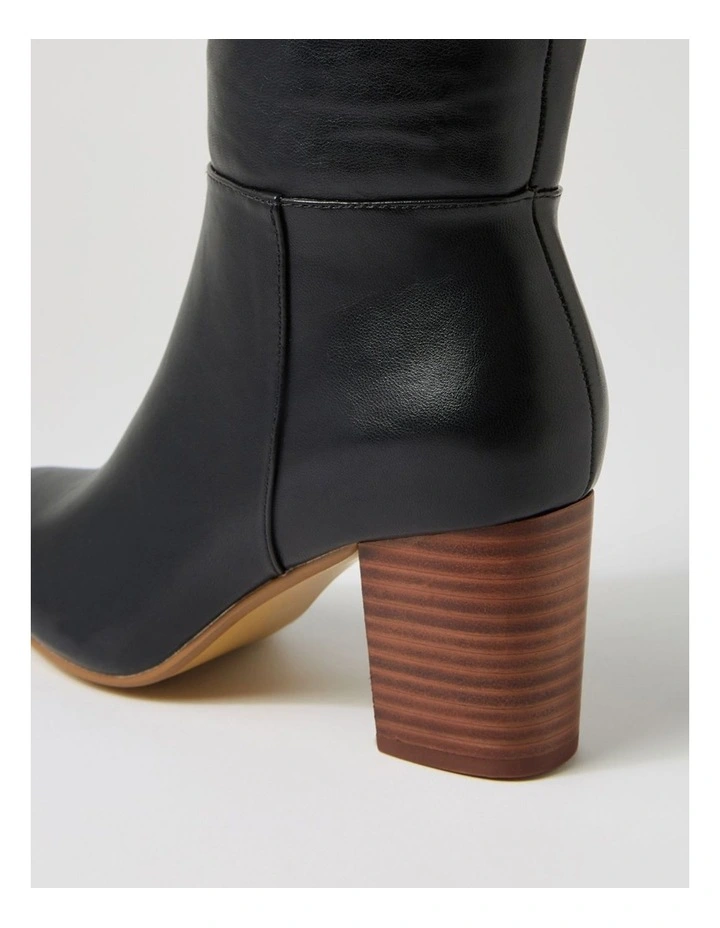Malanda W Black Knee High Boots image 5