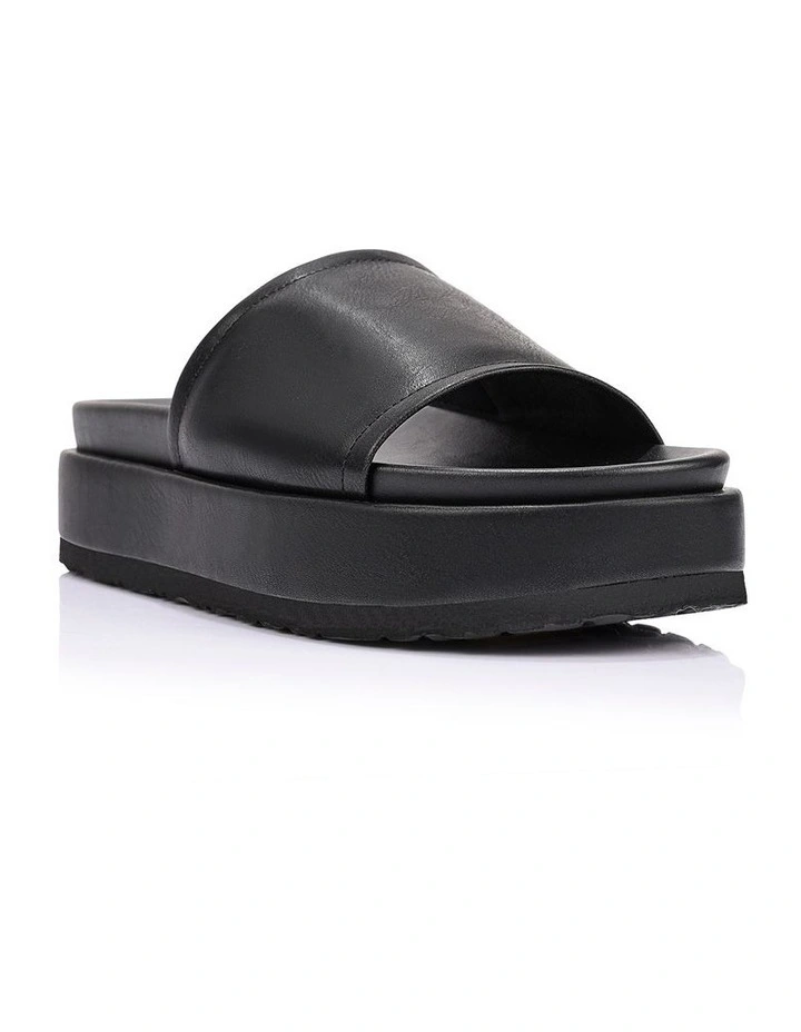 Hades Flatform Slides- Black Distressed image 2