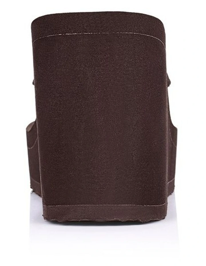 Joey Platform Wedges- Chocolate Brown image 3