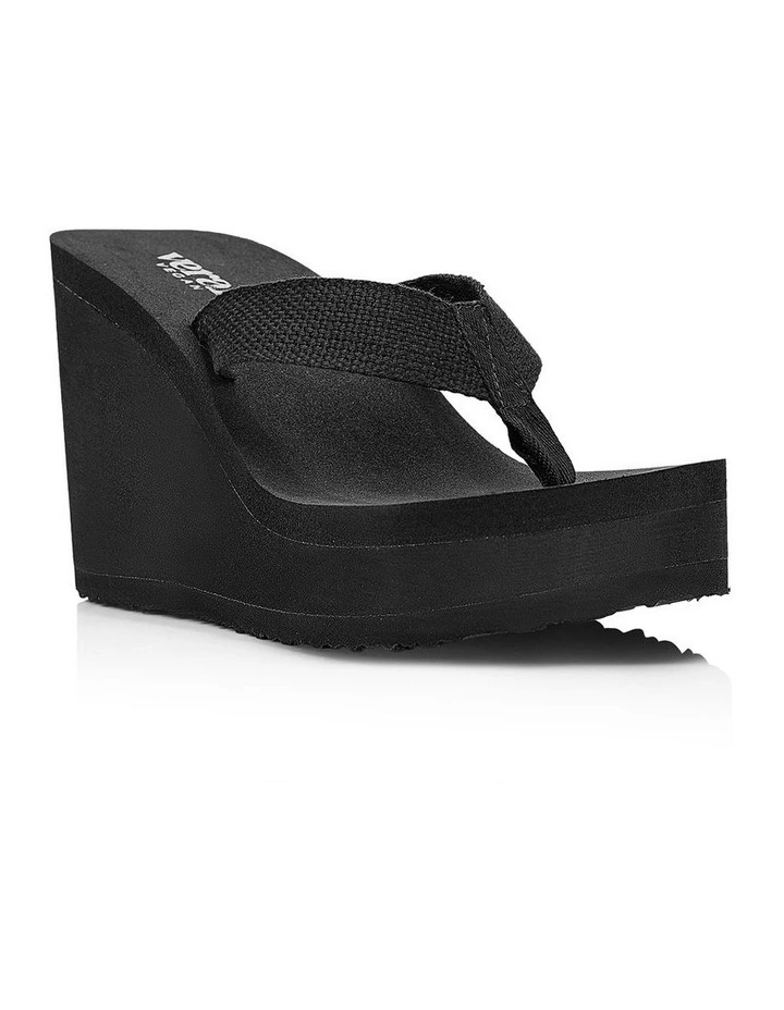 Joey Platform Wedges- Black image 2