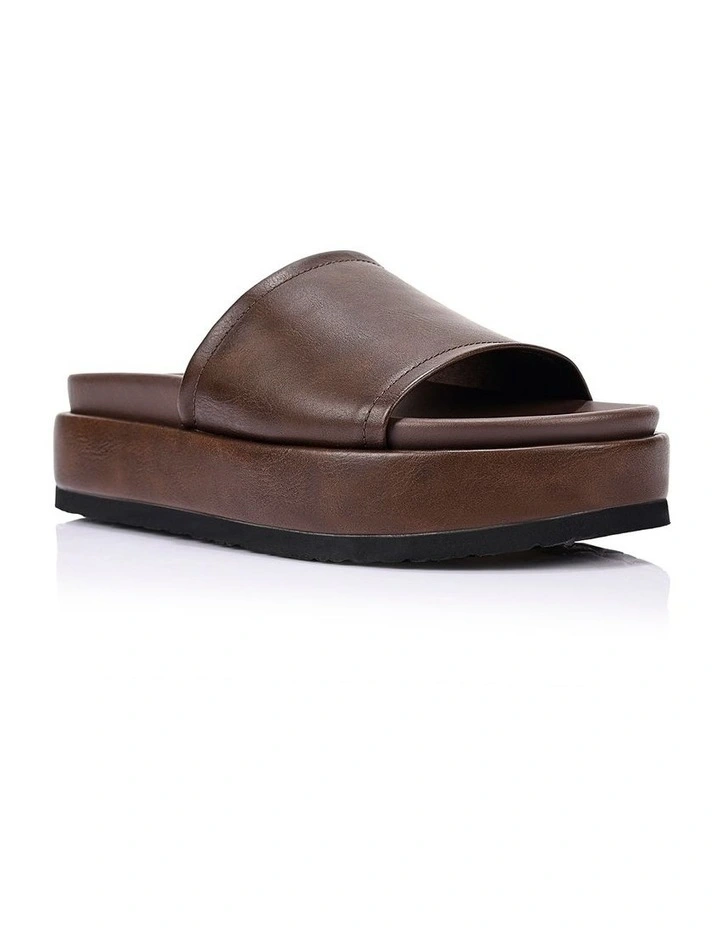 Hades Flatform Slides - Brown Distressed image 2