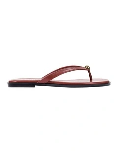 Sassy Casual Thongs - Berry Red