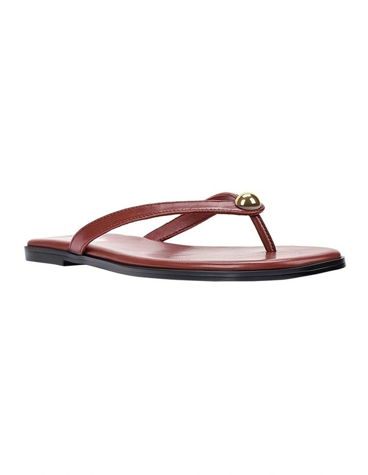Sassy Casual Thongs - Berry Red image 2