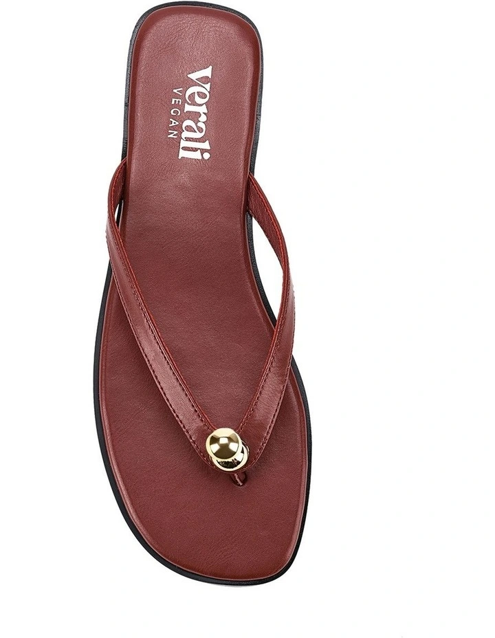 Sassy Casual Thongs - Berry Red image 4