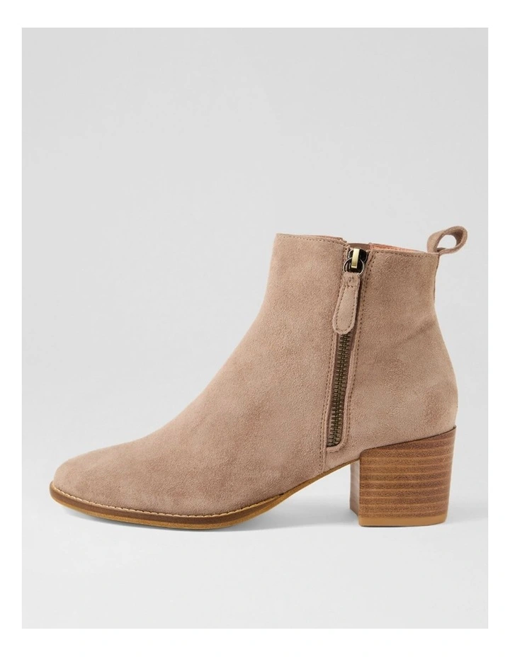 Modds Taupe Natural Suede Ankle Boots image 1