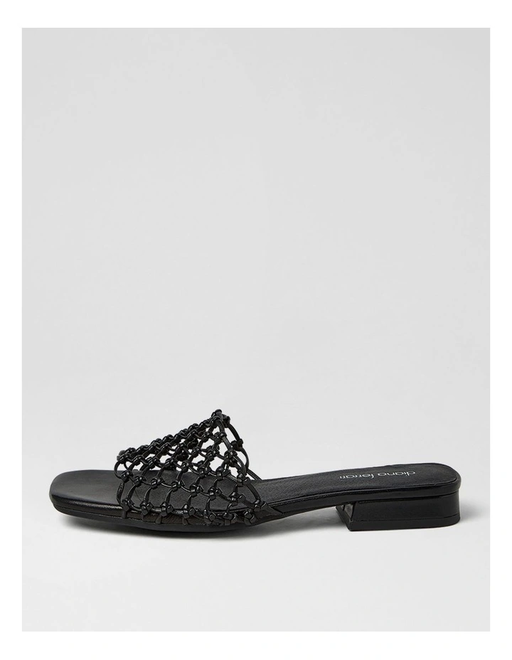 Nassa Black Leather Sandals image 1