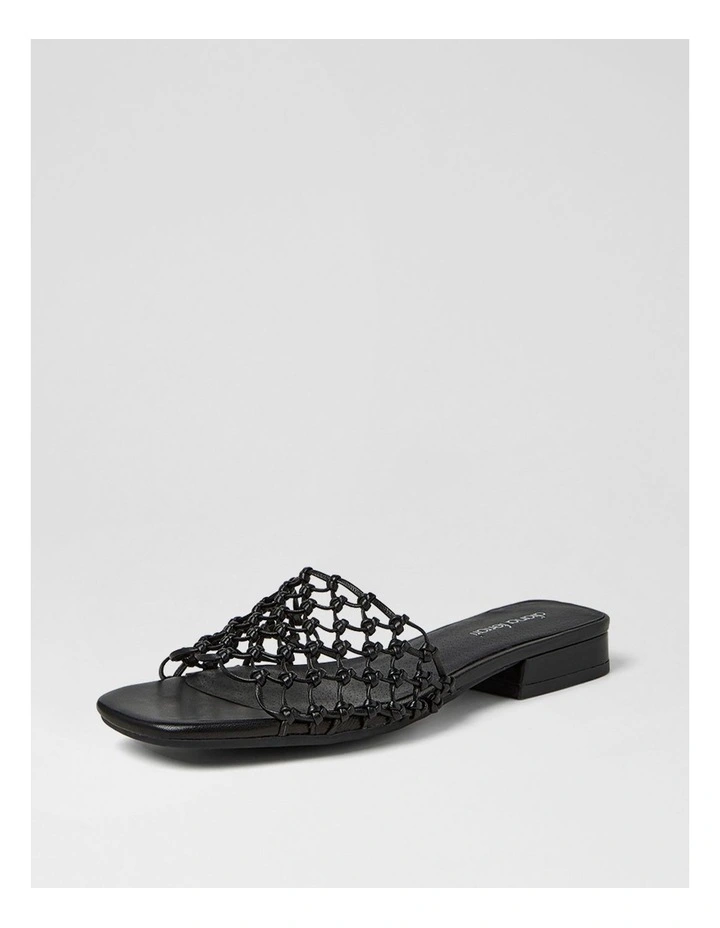 Nassa Black Leather Sandals image 2