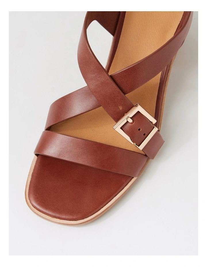 Acola Walnut Natural Leather Sandals image 4