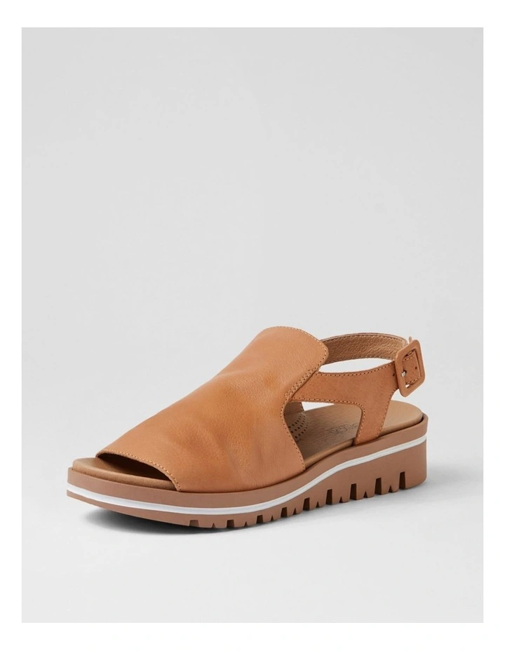 Antonee Dark Tan Leather Sandals image 2