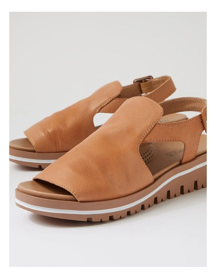 Antonee Dark Tan Leather Sandals image 5