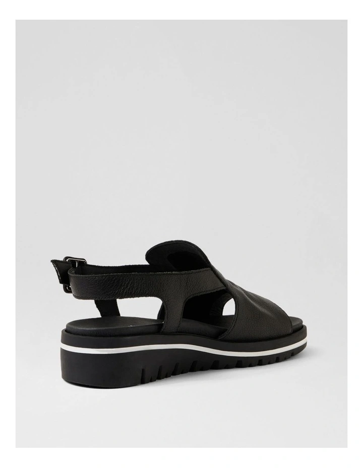 Antonee Black Leather Sandals image 3