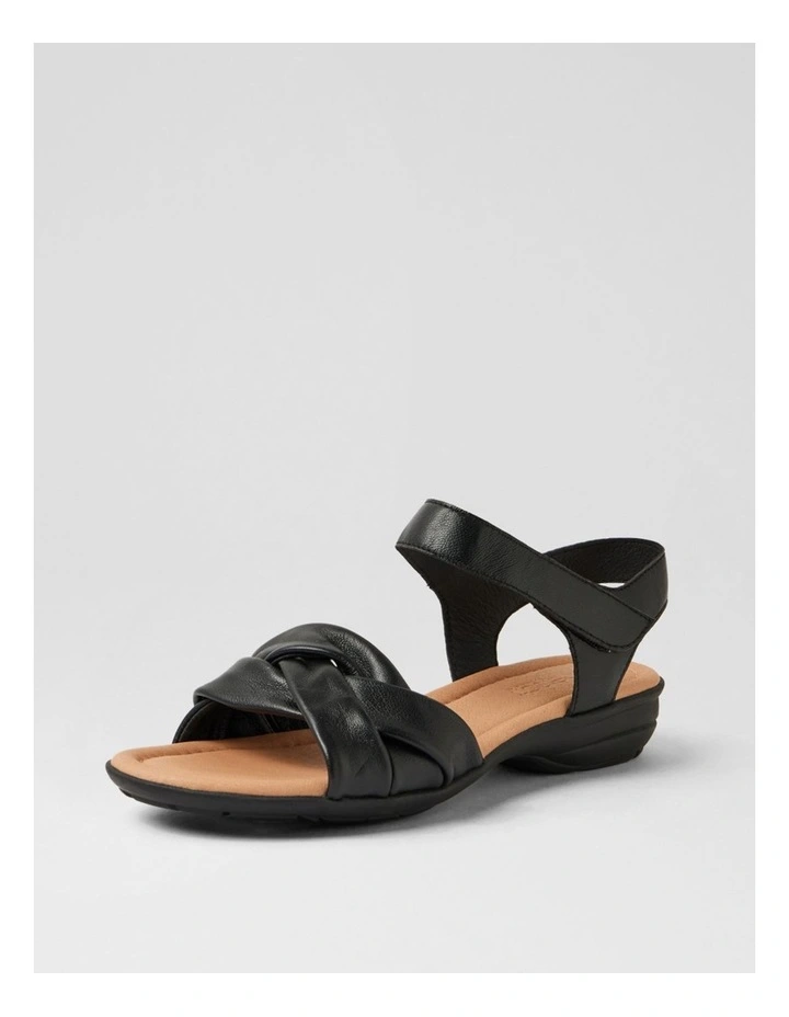 Blakaly Black Leather Sandals image 2