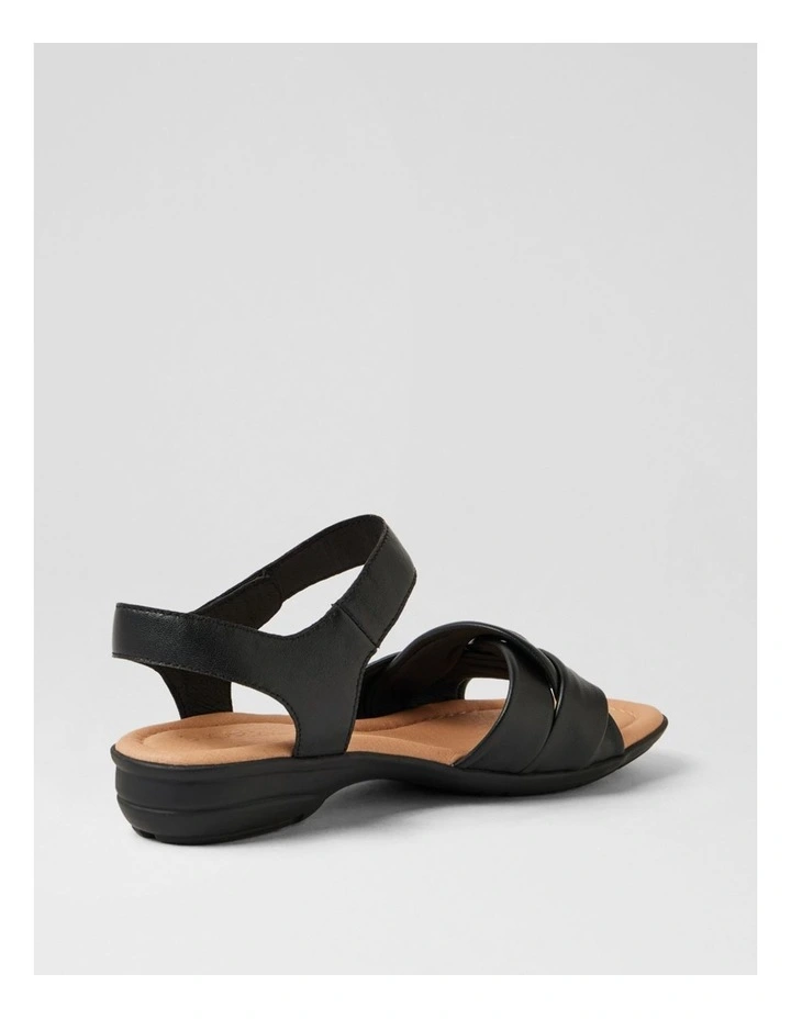Blakaly Black Leather Sandals image 3