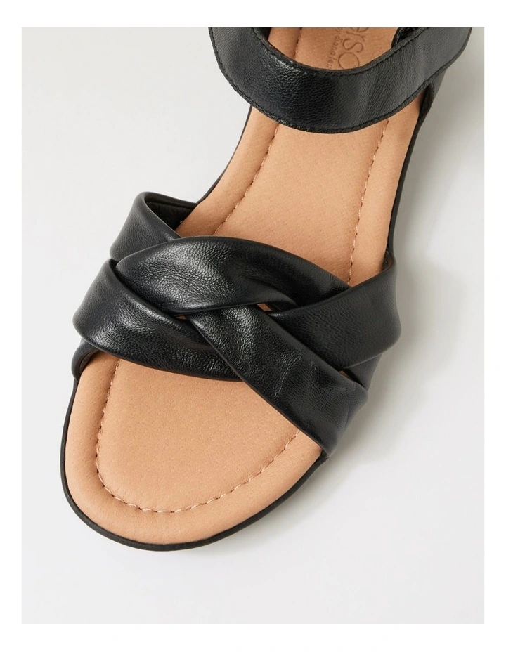 Blakaly Black Leather Sandals image 4