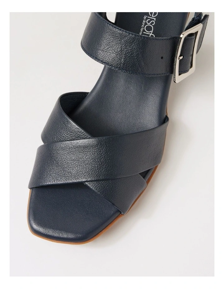 Davisons Navy Leather Sandals image 4