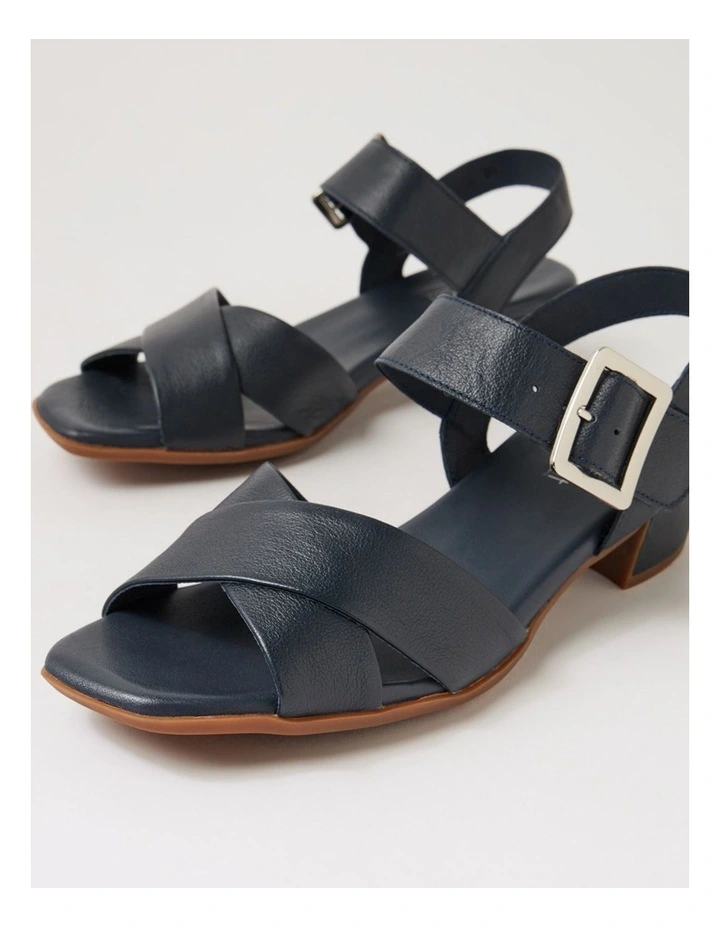 Davisons Navy Leather Sandals image 5