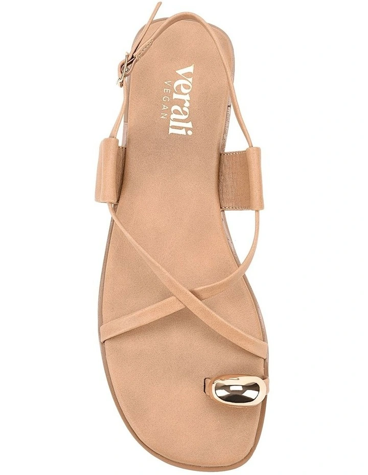 Sapphire Strappy Sandals- Biscuit image 5