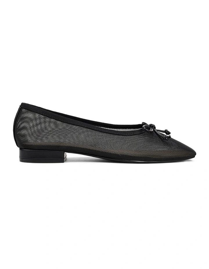Vanessa Heeled Ballet- Black Mesh image 1