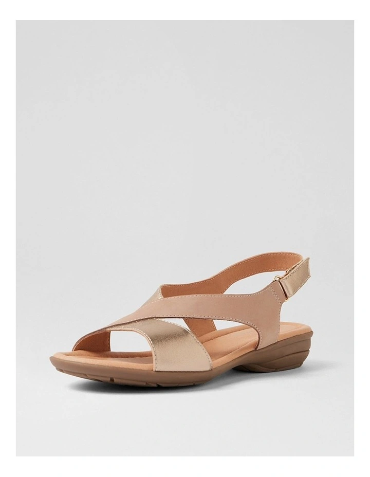 Bensin Taupe Champagne Leather Sandals image 2