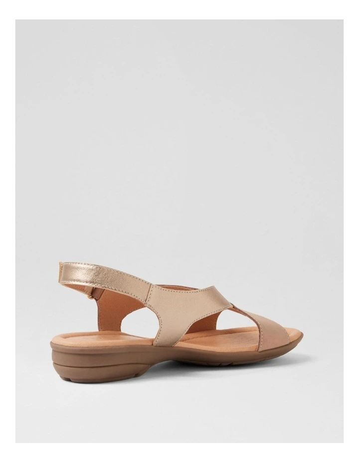 Bensin Taupe Champagne Leather Sandals image 3