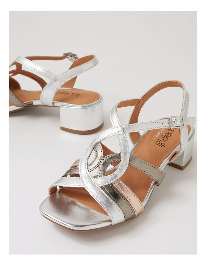 Phoenix D Silver Multi Sandals image 5