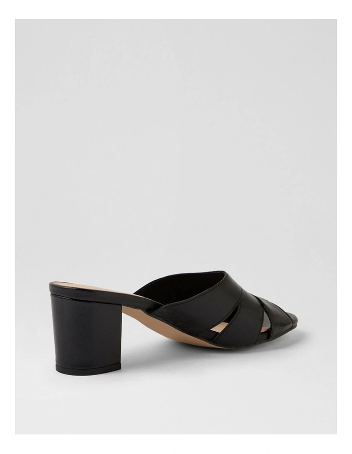 Gripsa Black Leather Sandals image 3