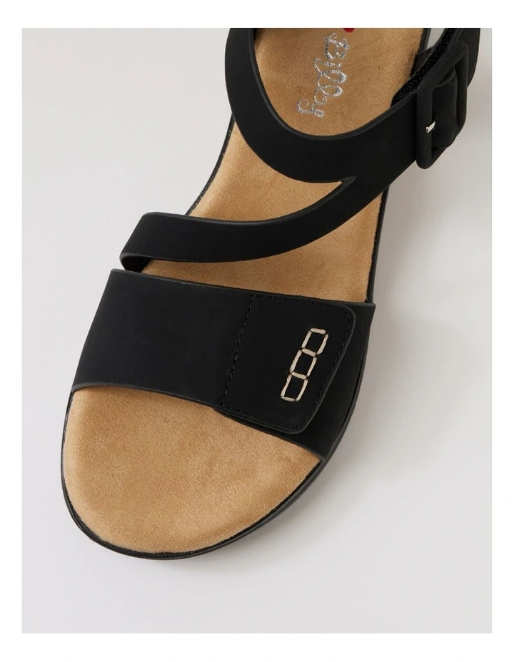 Trancine Black Sandals image 4
