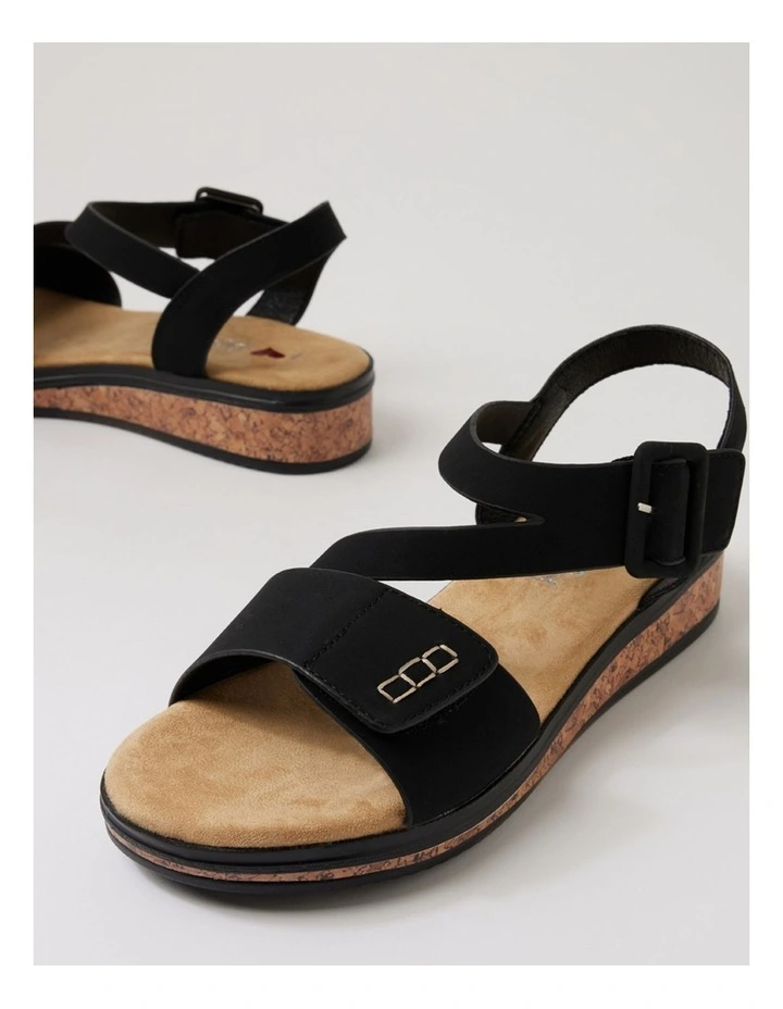 Trancine Black Sandals image 5