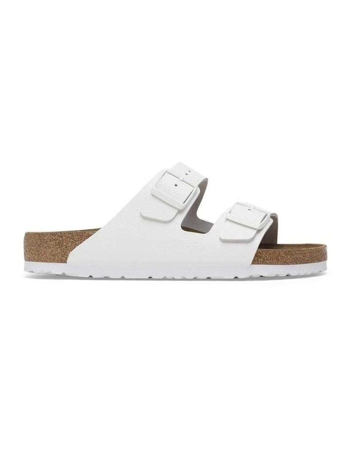 Birkenstock Arizona Leather Soft Footbed Sandals Narrow White Comfortable image 1