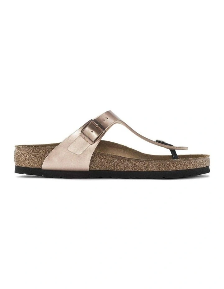 Birkenstock Gizeh Birko-Flor Sandals Slip On Regular Supportive Copper image 1