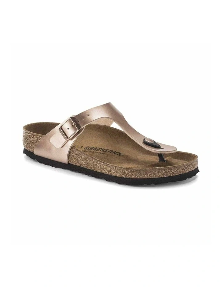 Birkenstock Gizeh Birko-Flor Sandals Slip On Regular Supportive Copper image 2